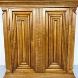 Frankfurt solid wood wardrobe geometric shape vintage wardrobe