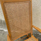 Rocking chair pliant avec cannage