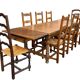 Grande table de ferme en bois massif