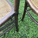 Canned bistro chairs