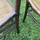 Canned bistro chairs