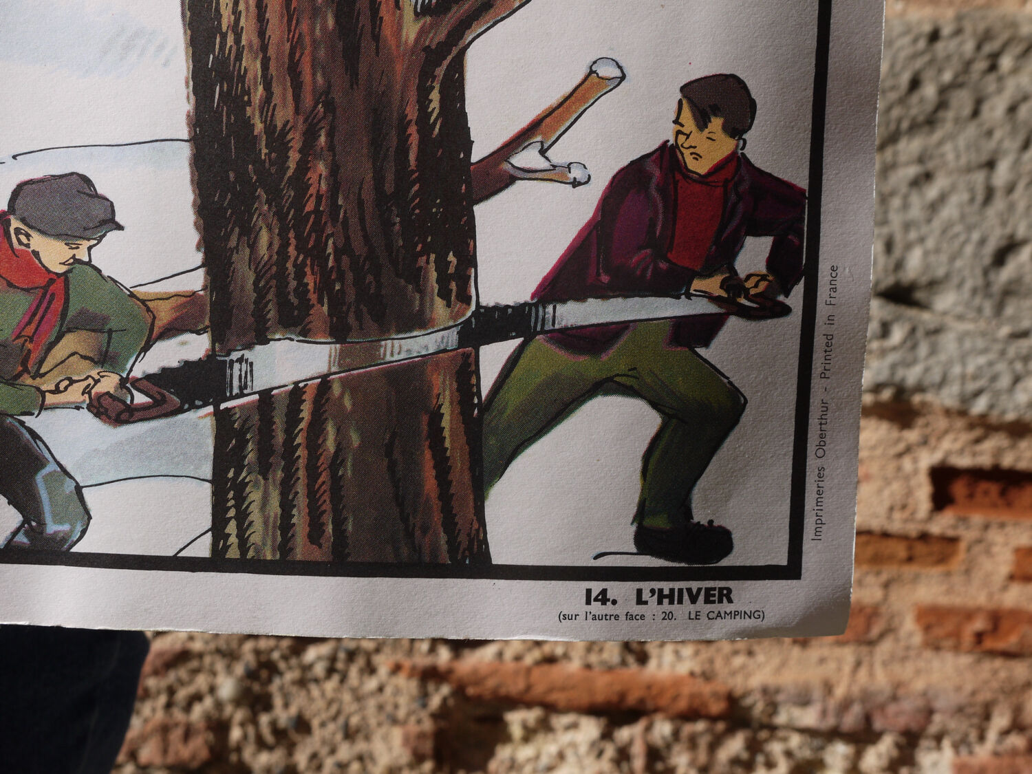 Camping & Winter School Poster