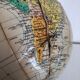 Vintage Globe 1950 Earth Girard Barrère Cream - 28 cm