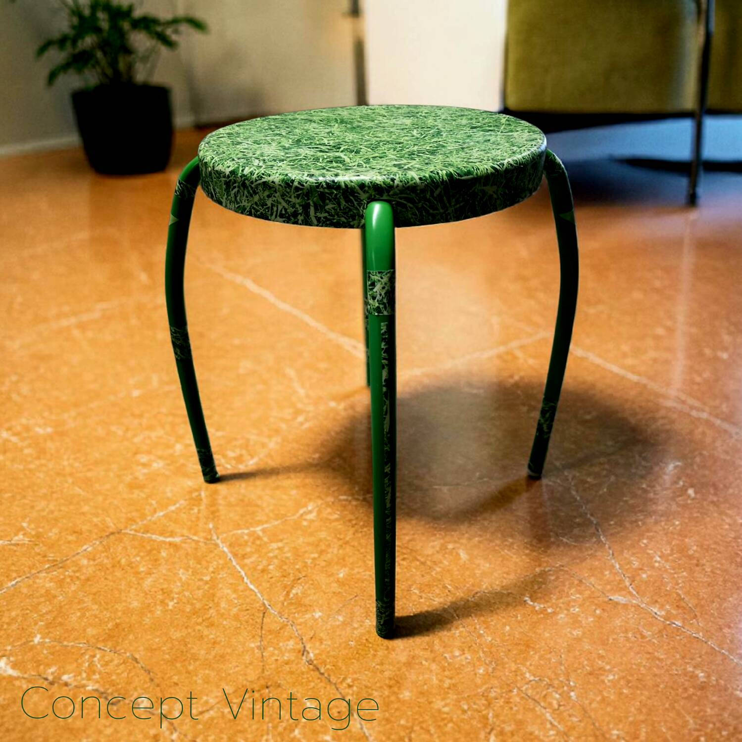 Tabouret Vintage IKEA "FÖRBY" – Design Maria Vinka