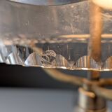 French Art Deco Cut Crystal 'Mushroom' Table Lamp, 1920s