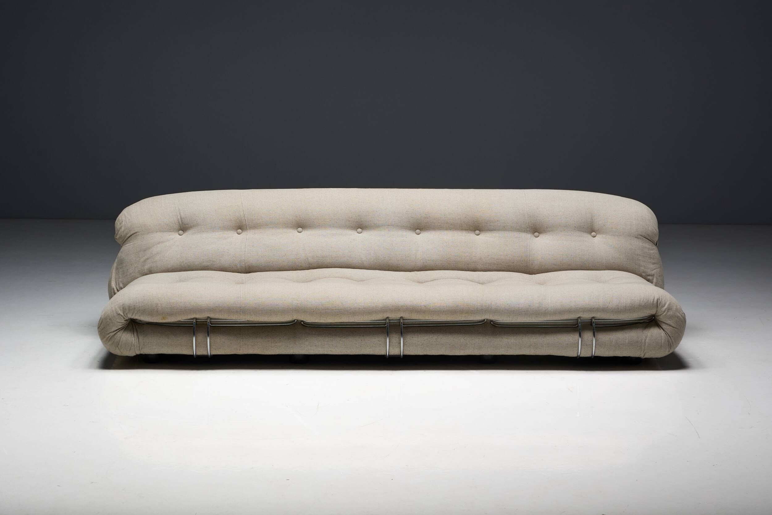 Soriana sofa by Afra and Tobia Scarpa for Cassina, Italy, 1970s