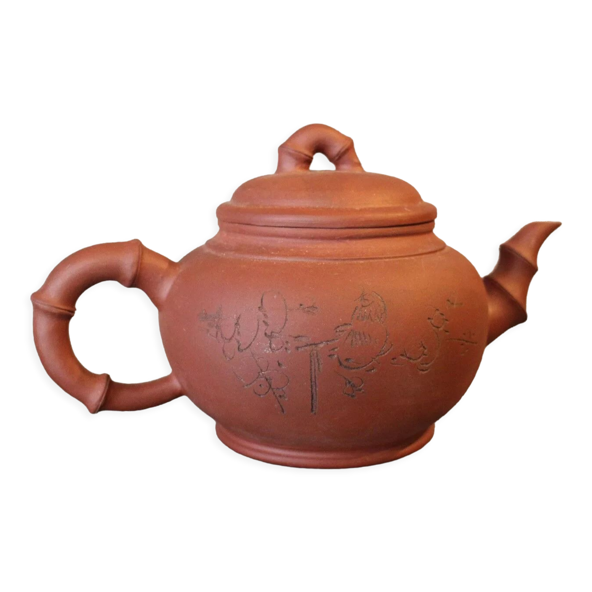 China teapot signed clay clay Yixing