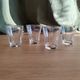 Set of four glasses