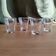 Set of four glasses