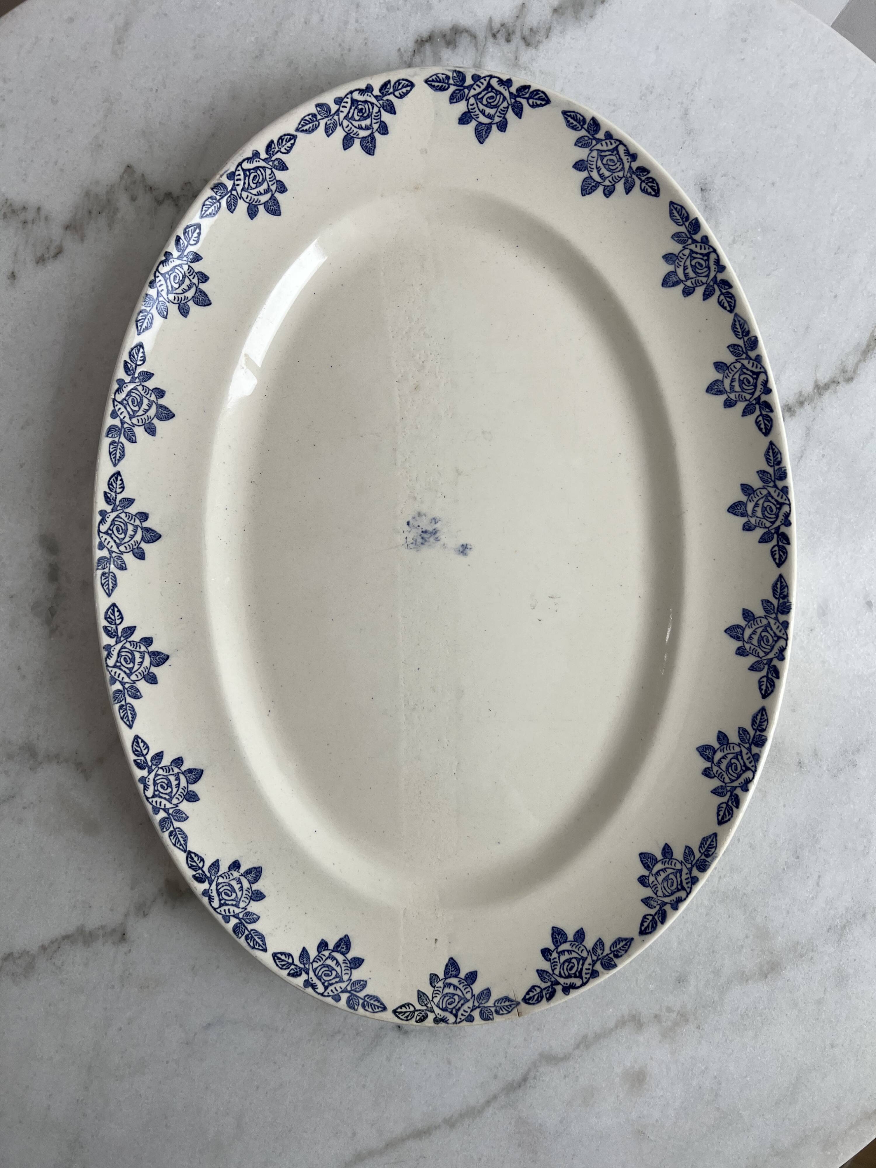 Large presentation plate HBCM France Terre de Fer