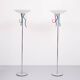 Pair Artemide Floor Lamps Efesto By Andrea Anastasio Italy