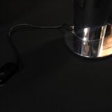 Vintage Floor Lamp • Flame • Stainless Steel • Space Age • 1970