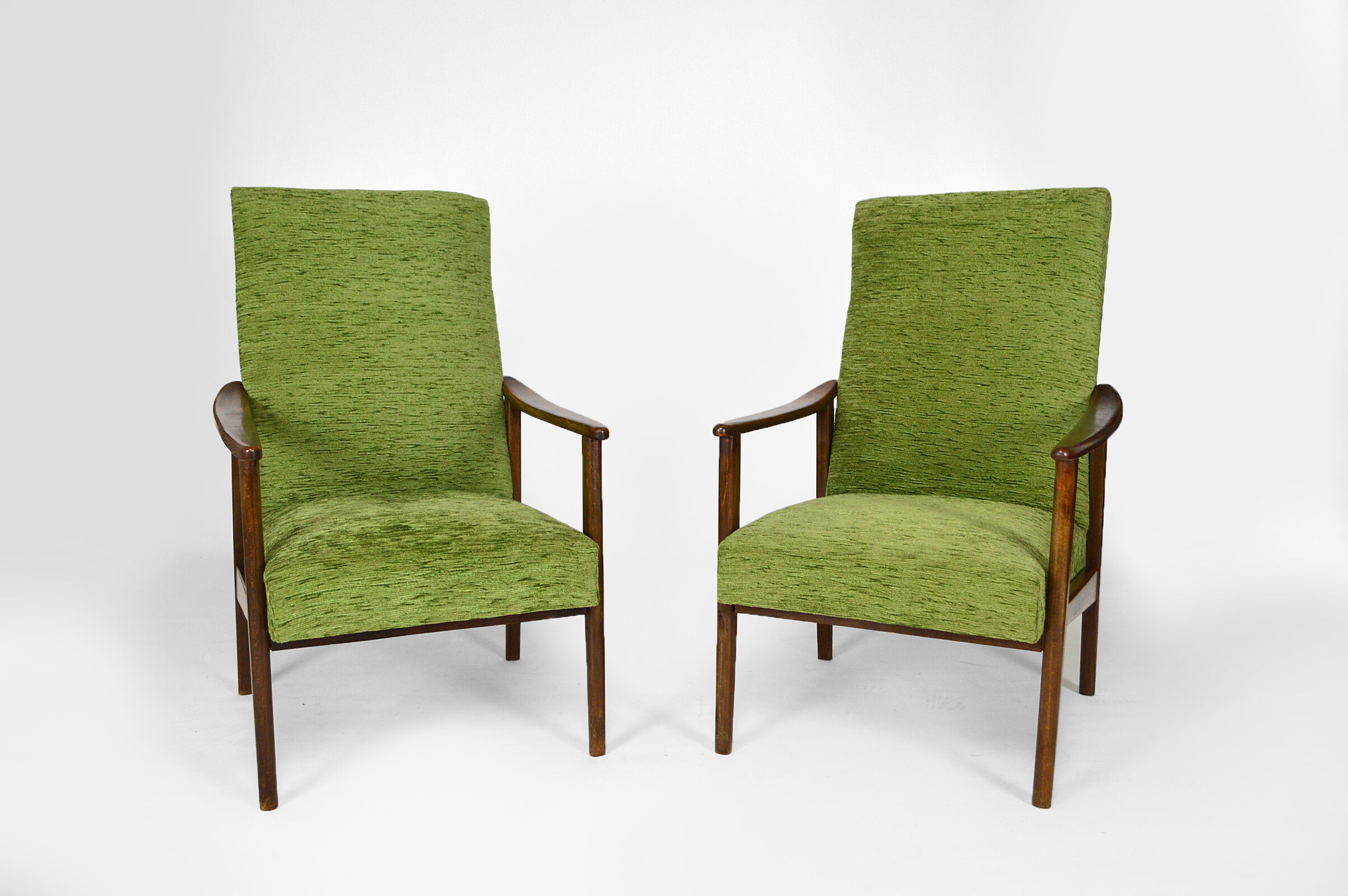 Paire de fauteuils scandinaves, mid-century