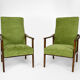 Paire de fauteuils scandinaves, mid-century