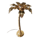 Solid brass palm tree lamp