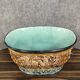 Very Important polychrome earthenware planter, French work from the 19th century.