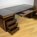 Huge Executive Desk Faram Italy Vintage Edition 1980