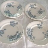 Four Marguerite plates
