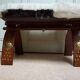Bedouin Camel Saddle & Hide Stool Ottoman 1970s