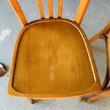 Set of four vintage bistro chairs
