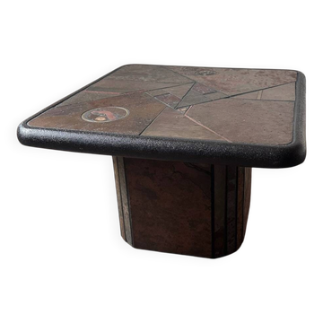 Table basse brutaliste Paul Kingma