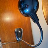 Chromed metal lamp