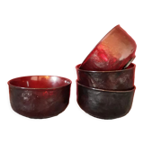Red glass retro cup