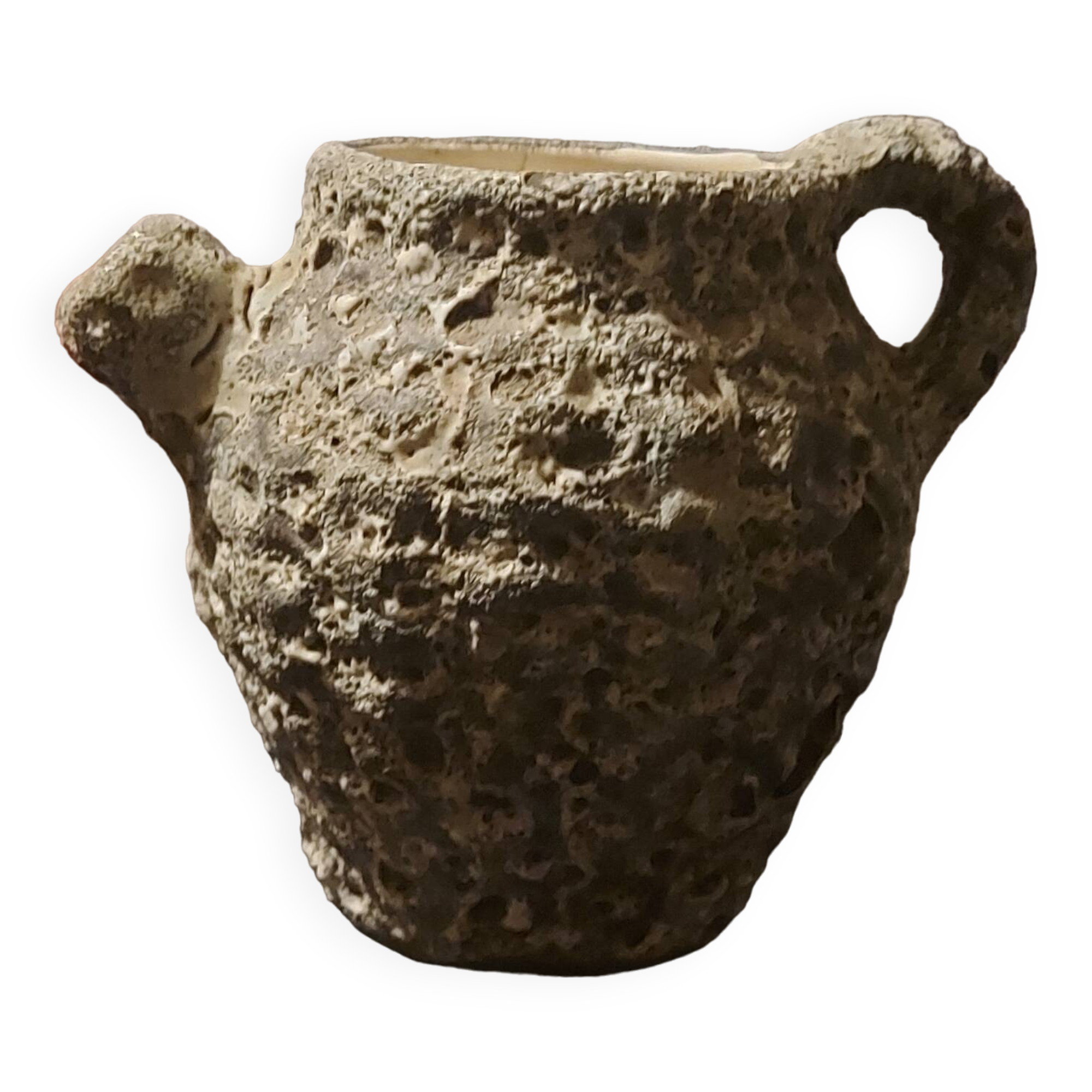 Vase chevrette fat lava des années 70