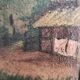 Vintage French oil painting, signed Levergne, 1958