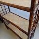 Vintage rattan bamboo tier