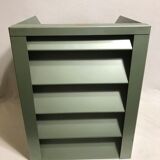 Old locker door documents Colombia metal