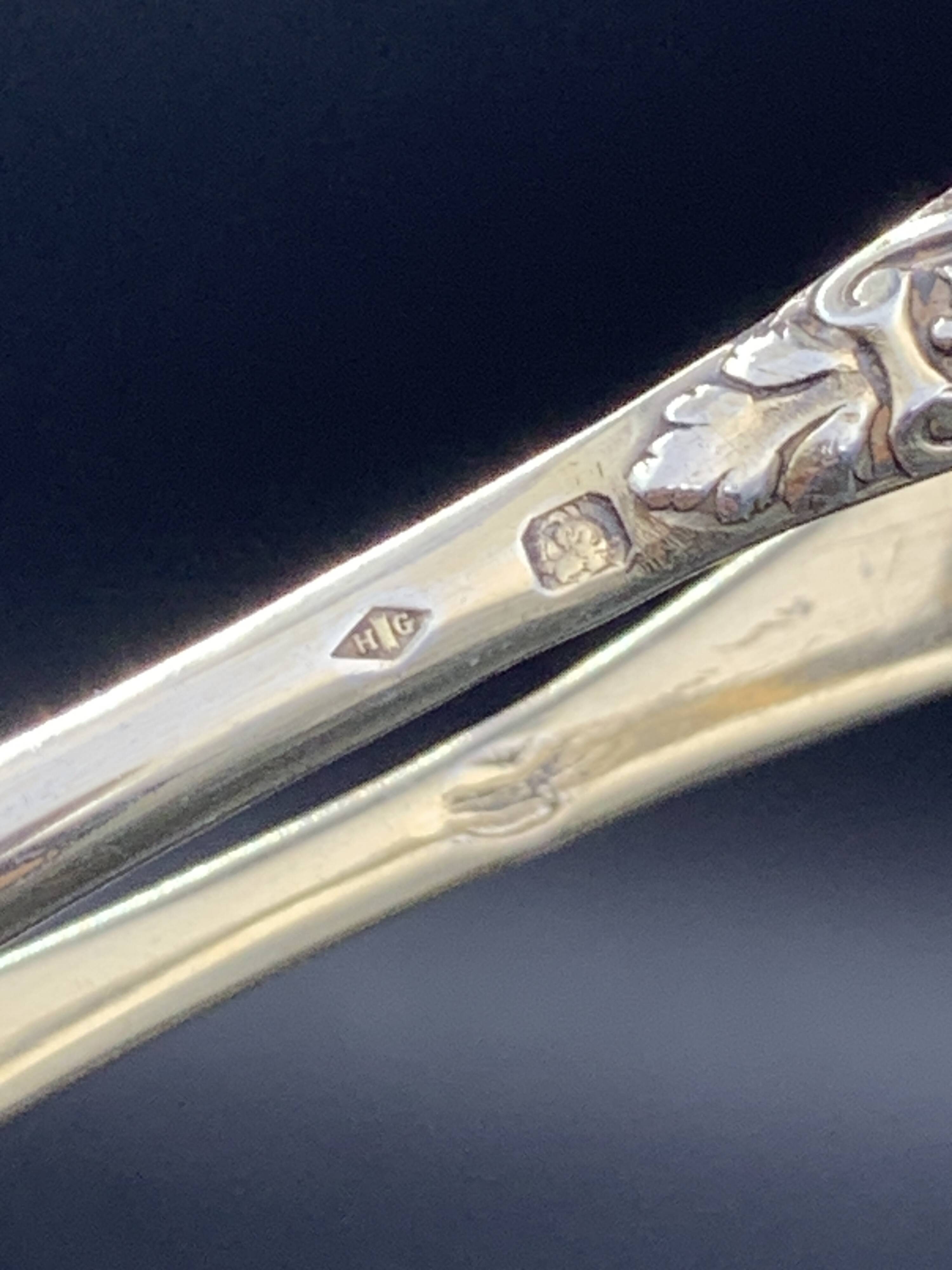 Napoleon III 19th Century Silver Vermeil Tea Set