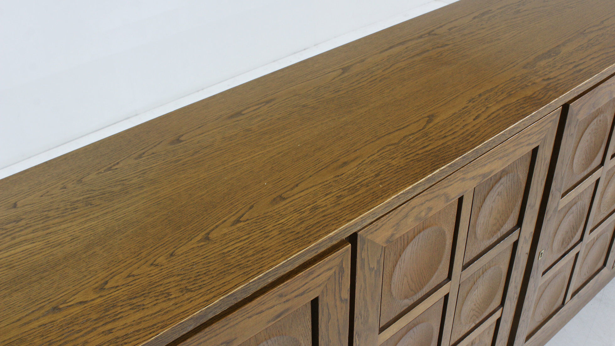 Vintage brutalist sideboard 1970s Gerhard Bartels
