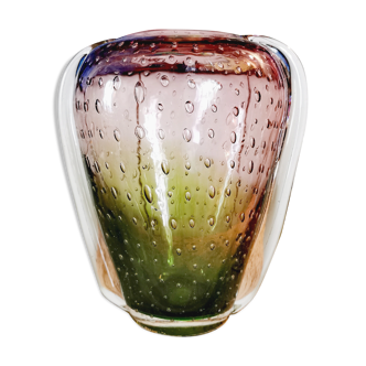 Murano crystal vase