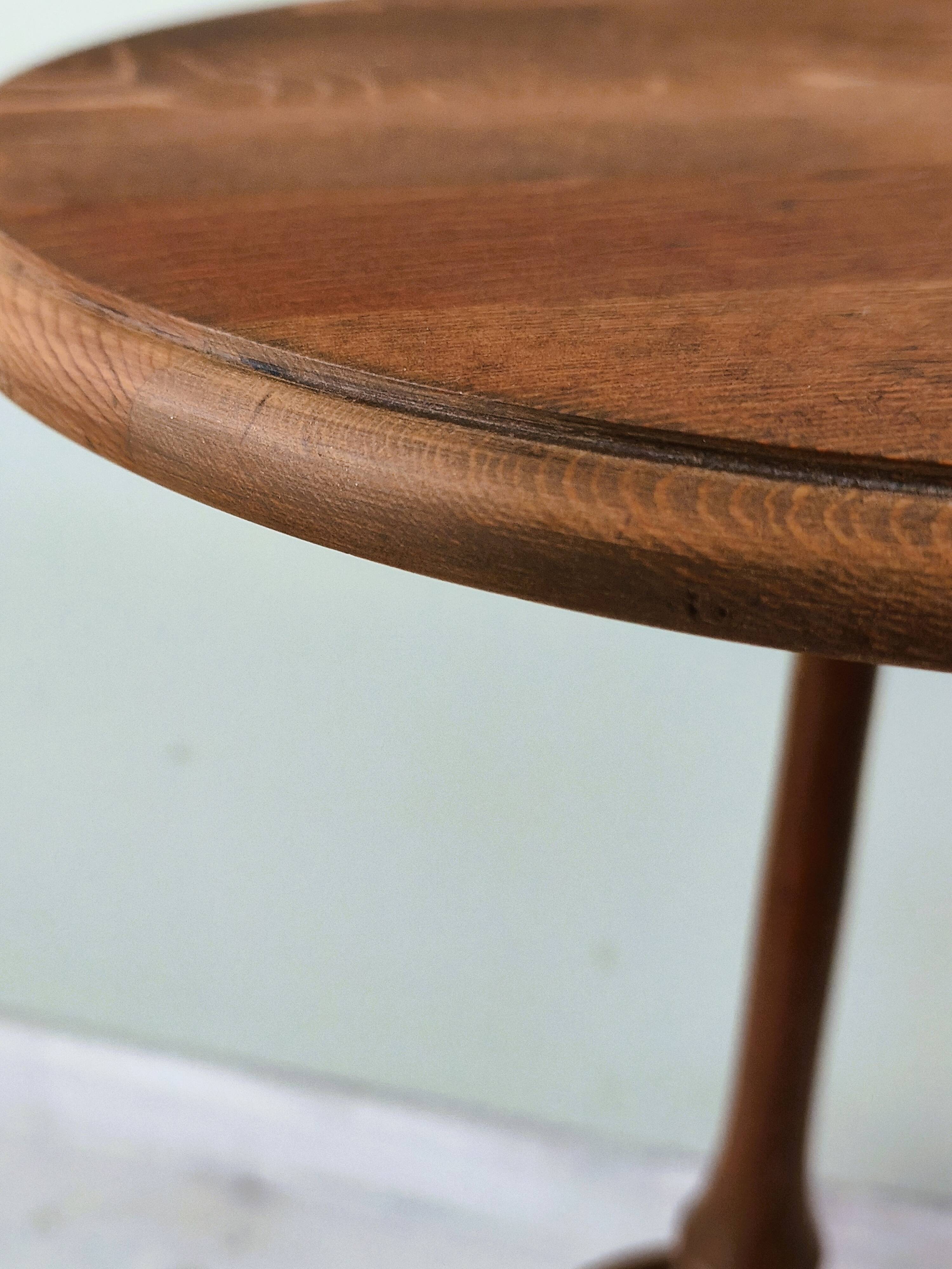 Small antique wooden side table.