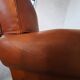 Old leather club chair 1940-1950