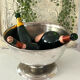French champagne cooler bowl Leclerc Briant Vinum silver plated