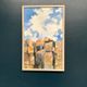 Original Swedish Oil on Canvas – "Landscape" by Eva S. – Signed – Vintage & Framed – 52 × 34 cm (20.5" × 13.4")