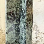 Set of 4 marble columns or pedestals.