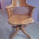 Fauteuil de bureau pivotant dit " américain " époque  1930/40