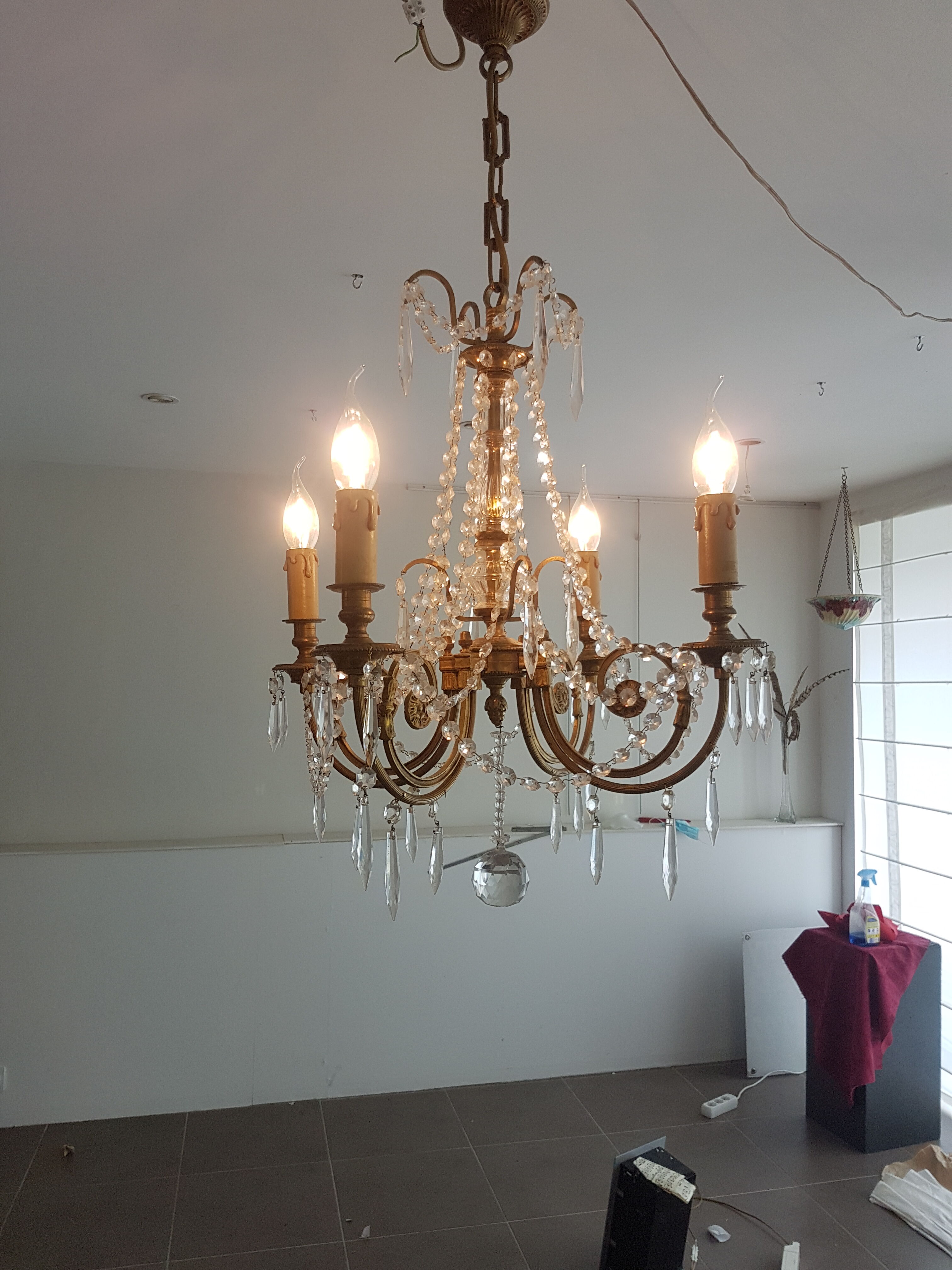 Crystal chandelier