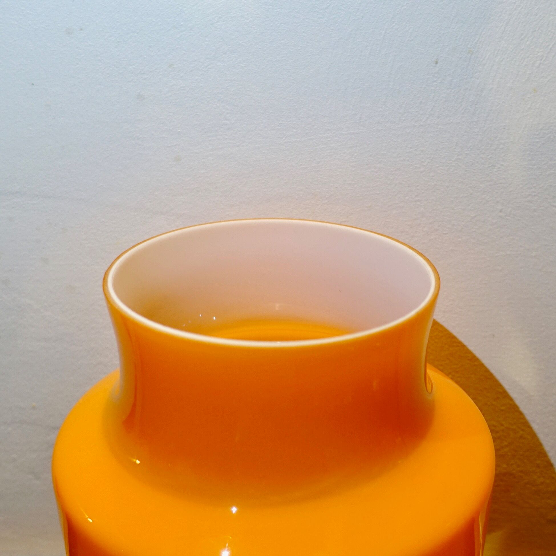 Opalin orange hanging lamp Raak Amsterdam