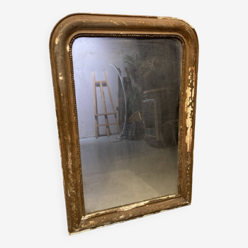 Antique Louis Philippe wooden mirror