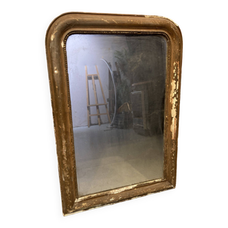 Antique Louis Philippe wooden mirror