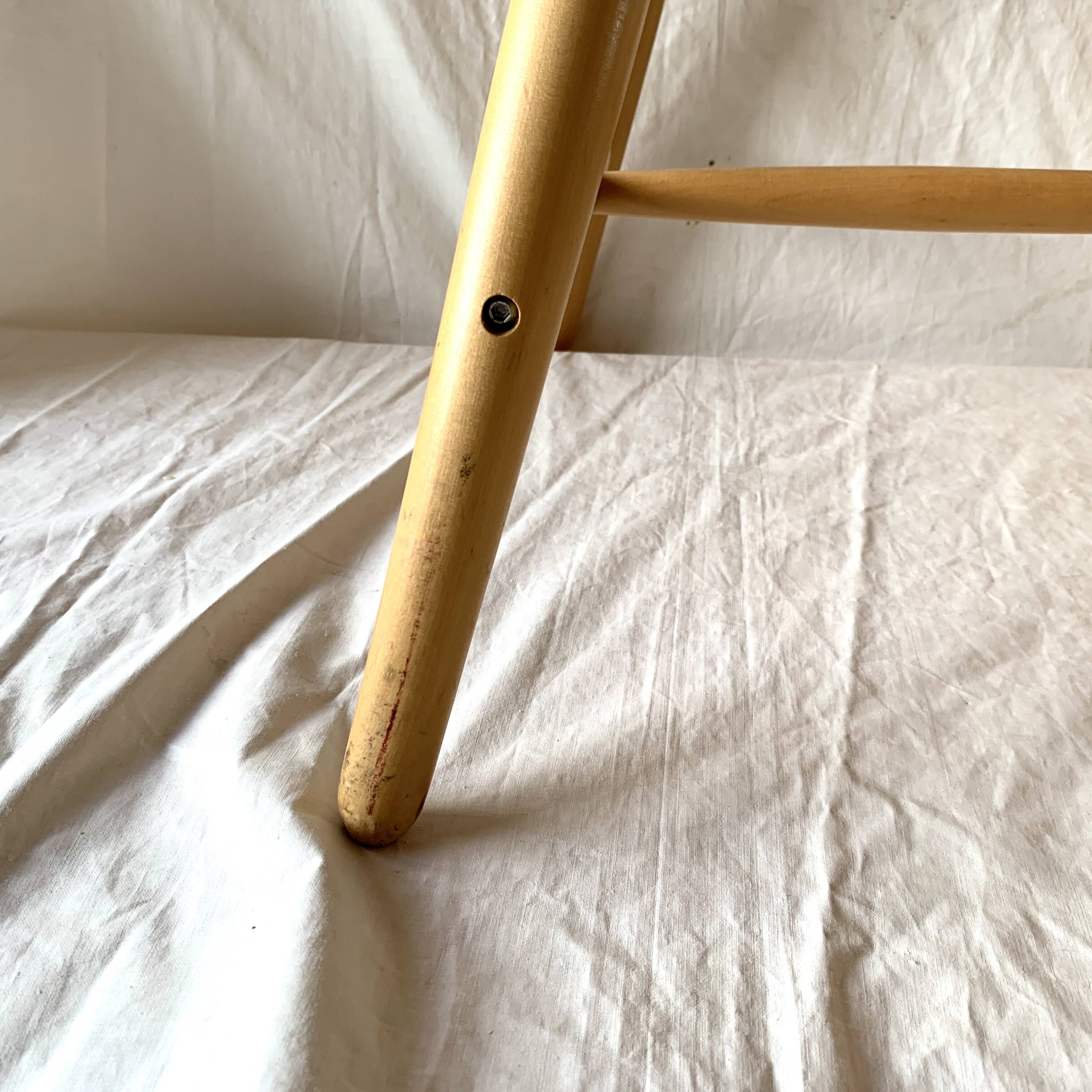 Children's wooden high chair