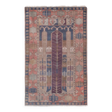 Vintage Turkish Oushak Handwoven Rug 125x198 cm