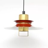 Burgundy vintage Vitrika, Denmark 1960s