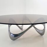 coffee table "Snake" by Knut Hesterberg for Ronald Schmitt, 1960s