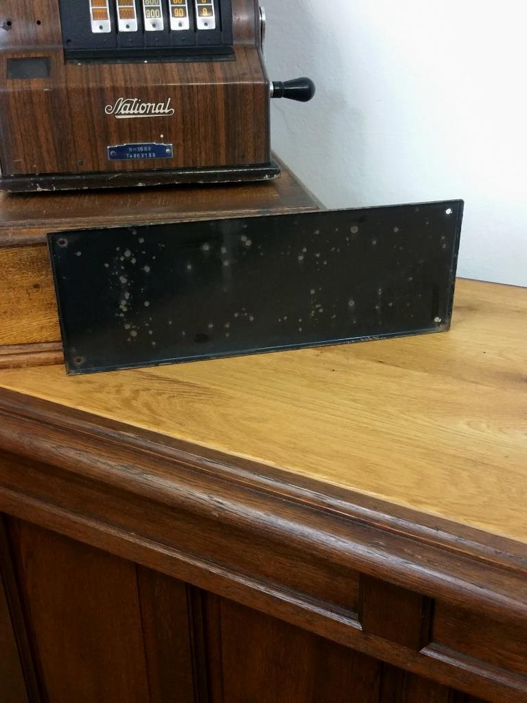 Enamelled plate "Paris Match"