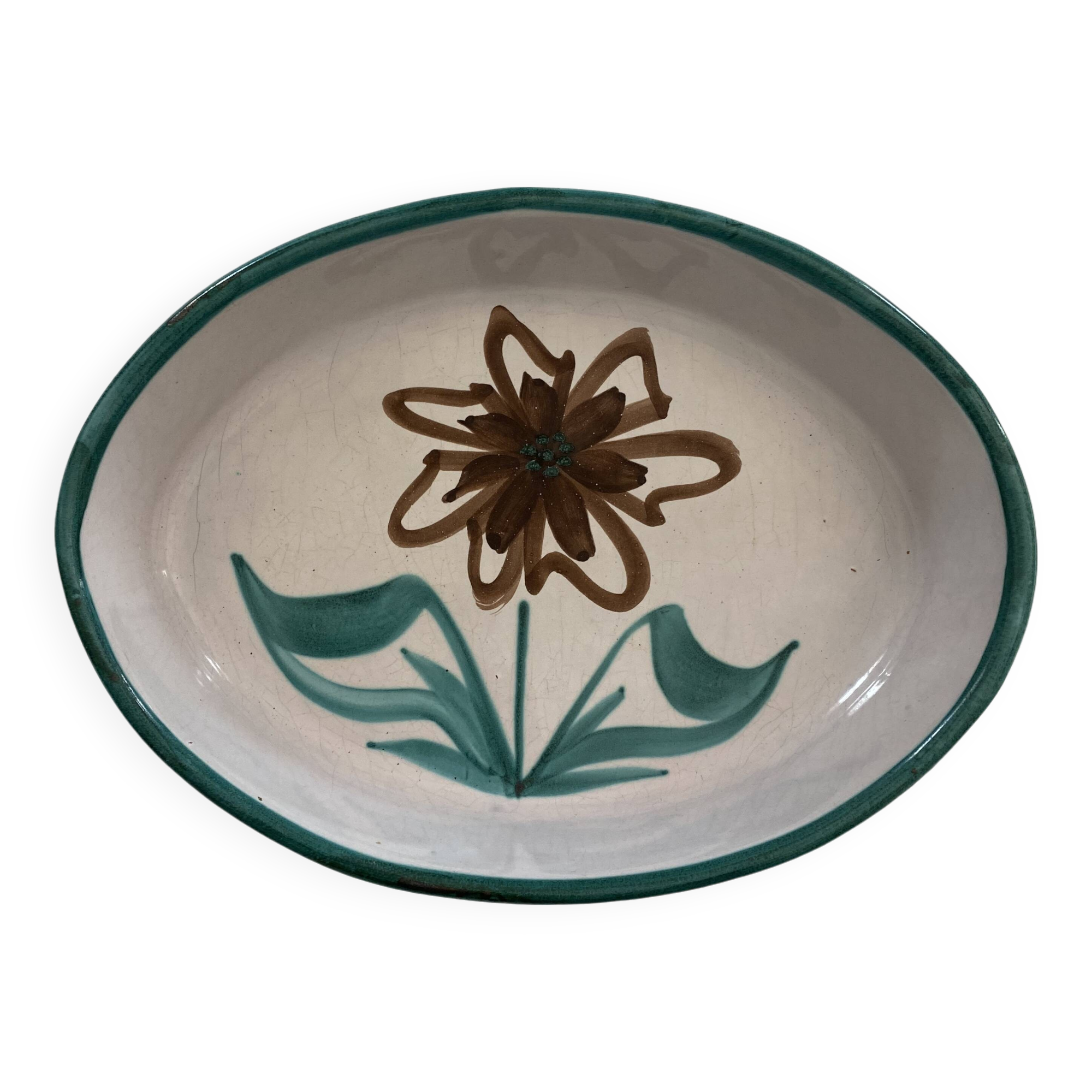 Oval dish by Robert Picault